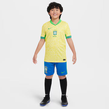 Camisa Nike Brasil I 2024/25 Torcedor Pro Infantil