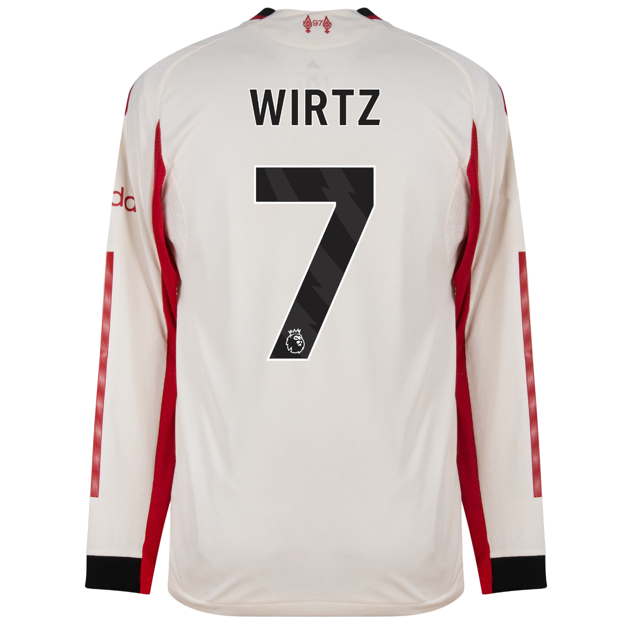 Camisa Manga longa Liverpool II Wirtz 7 2025/26 Jogador – Voltz Club
