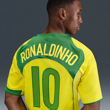 Camisa Brasil Nike Reedição Total 90 Ronaldinho Masculina