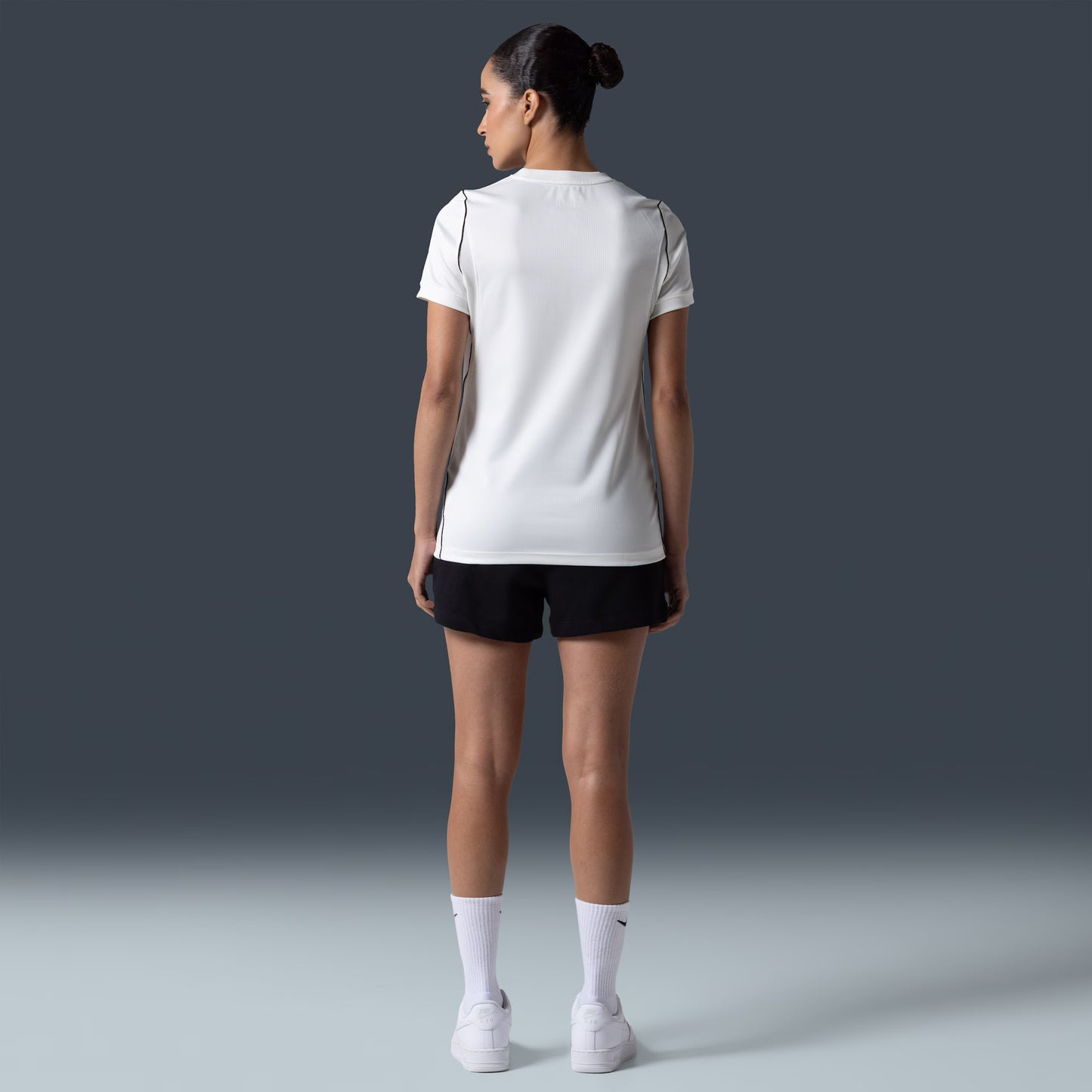 Camisa Corinthians I 26/27 s/n Torcedor Nike Feminina - Preto+Branco