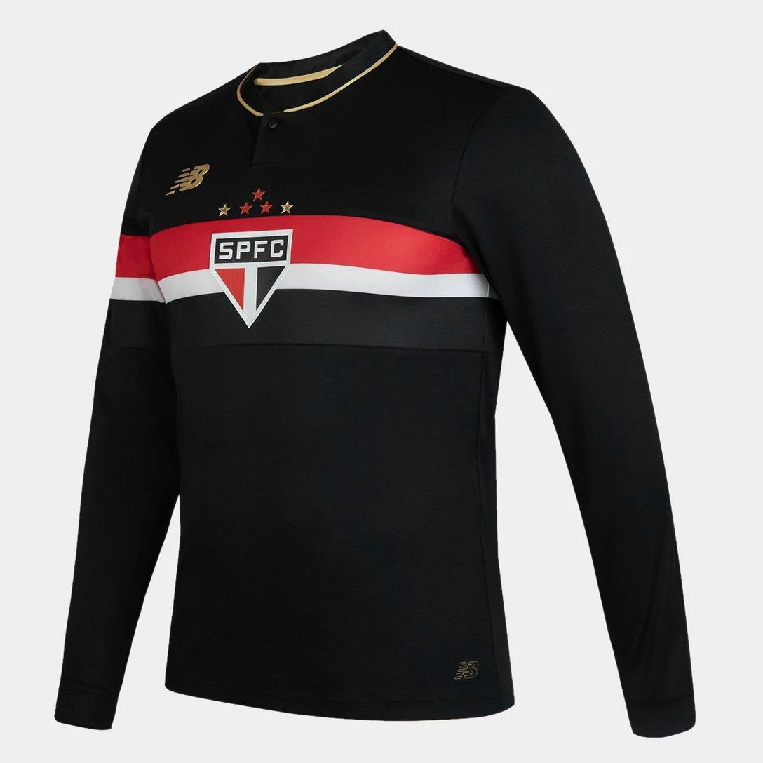 Camisa Manga Longa São Paulo 2025/26 Comemorativa Masculina