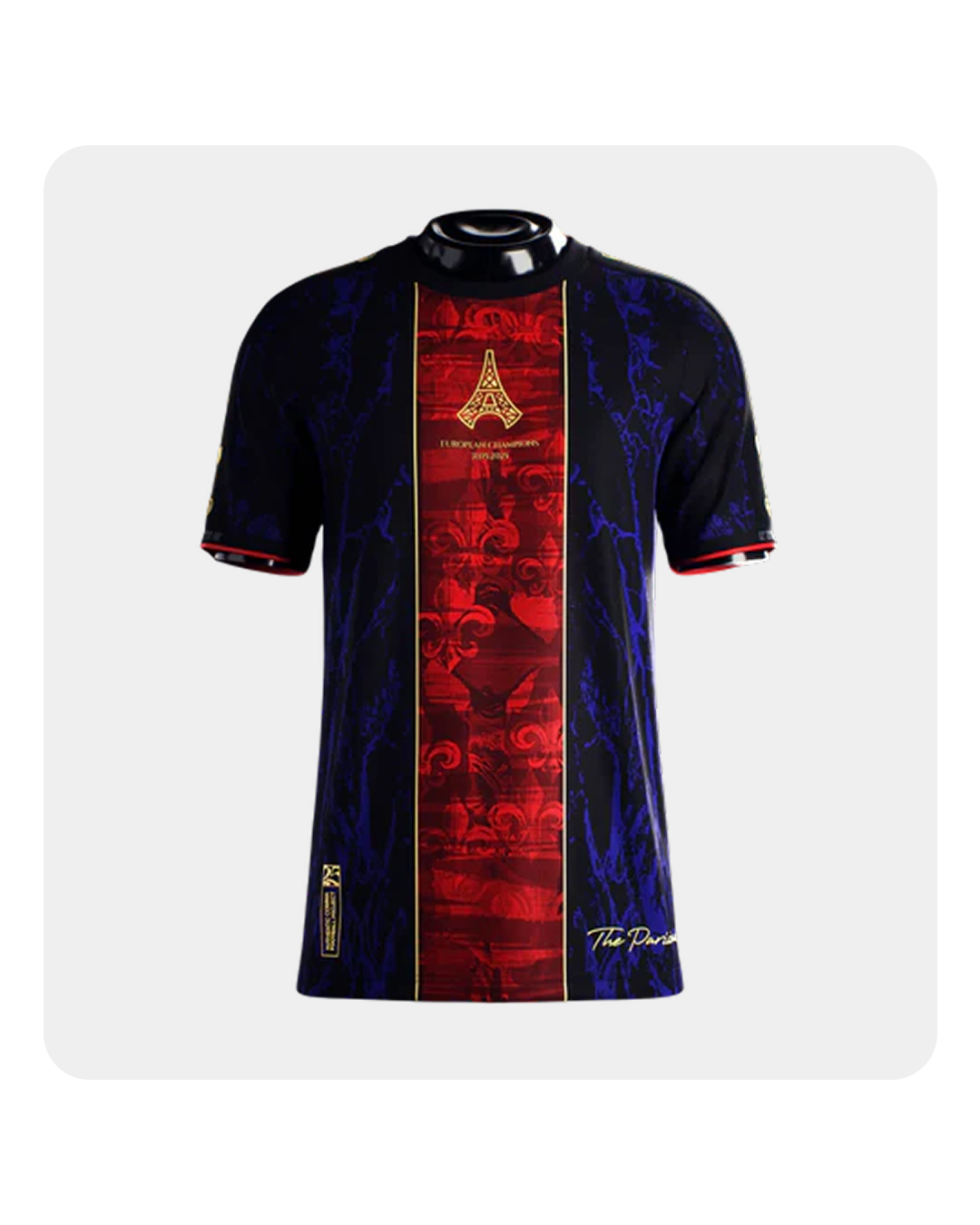 Camisa Edição Exclusiva do PSG (campeões europeus de 2025) – Voltz