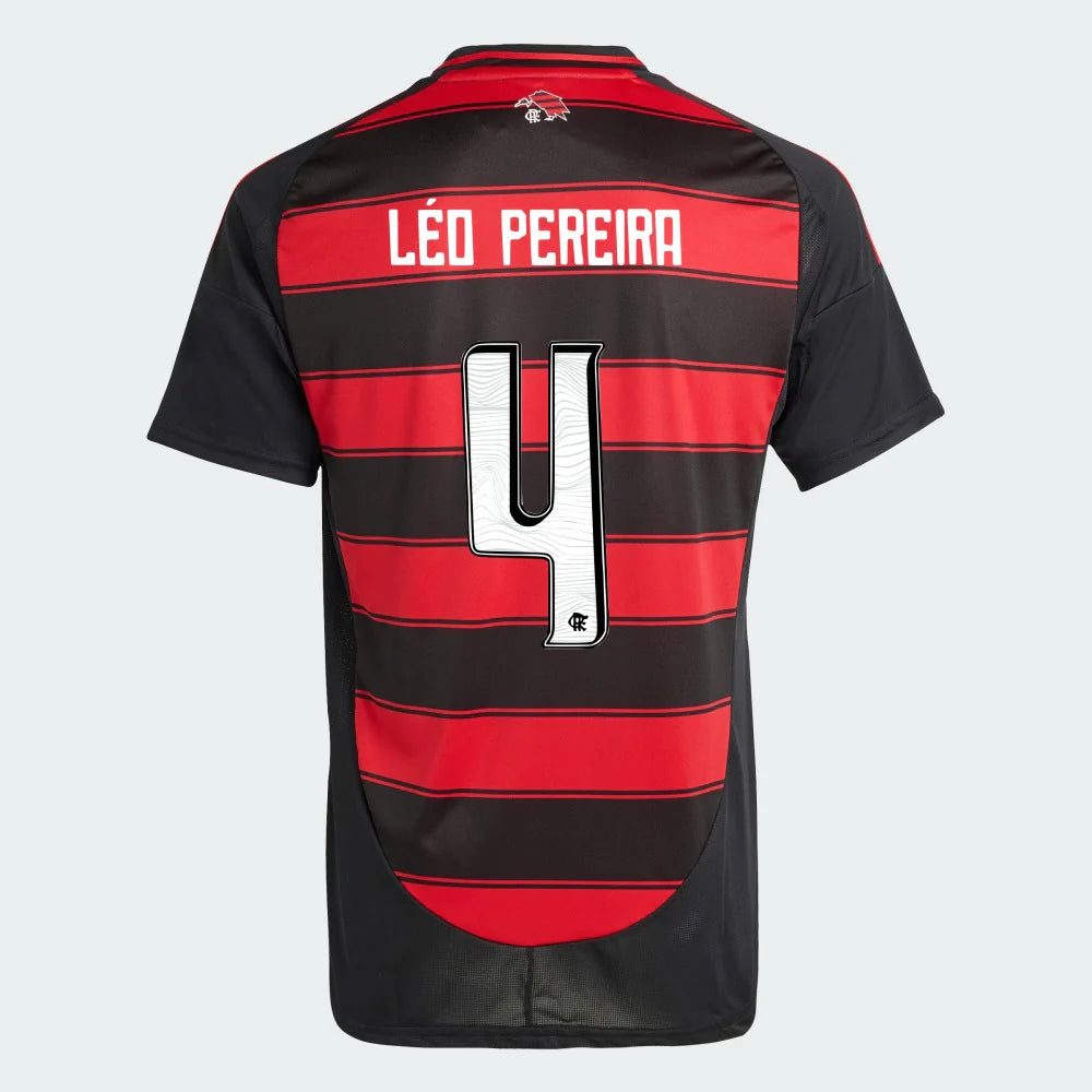 Camisa Flamengo 2025/26 I LÉO PEREIRA N° 4