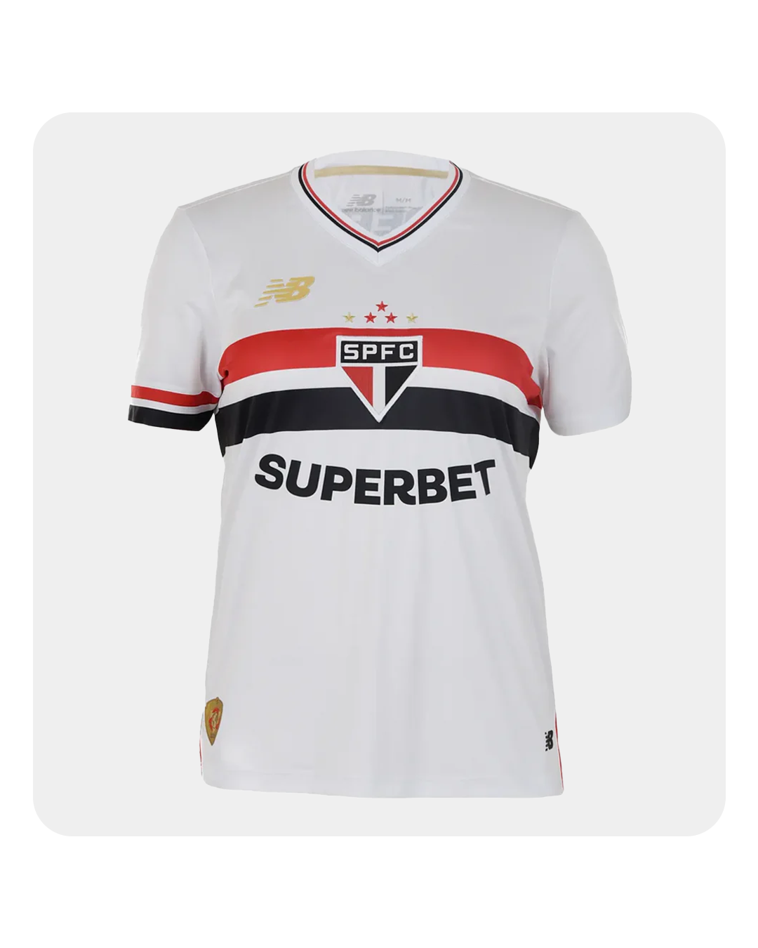 Camisa São Paulo Feminina 2025/26 Home