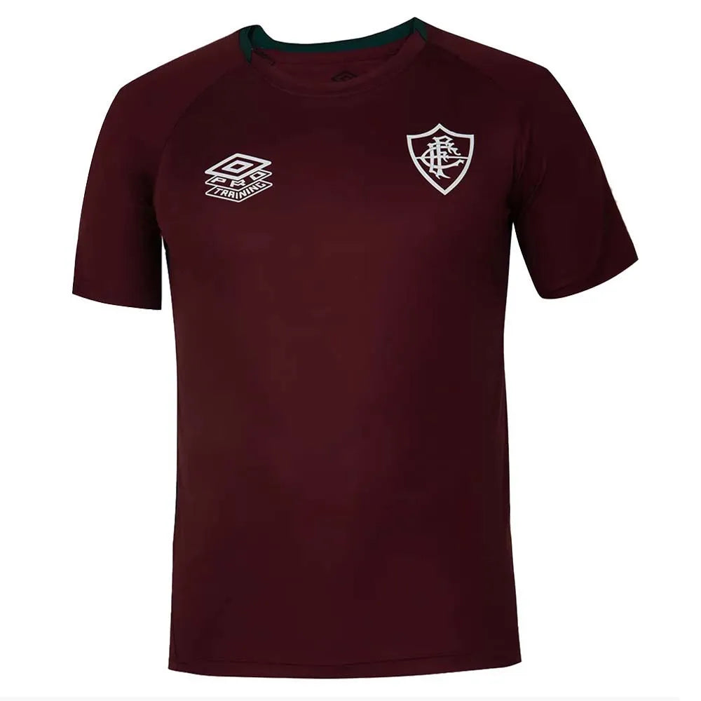 Camisa Fluminense Treino 2025 Grená/Verde