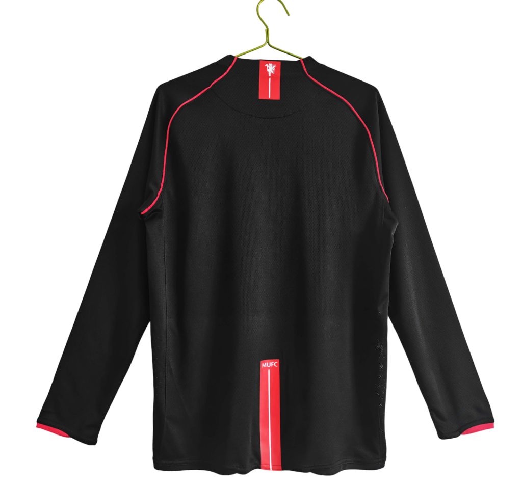 Camisa Retrô Manga Longa Manchester United 07/08 Away