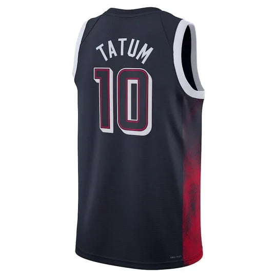 Camisa USA Basquete 2024 Nike Swingman Jersey Unisex Jason Tatum 10 Azul