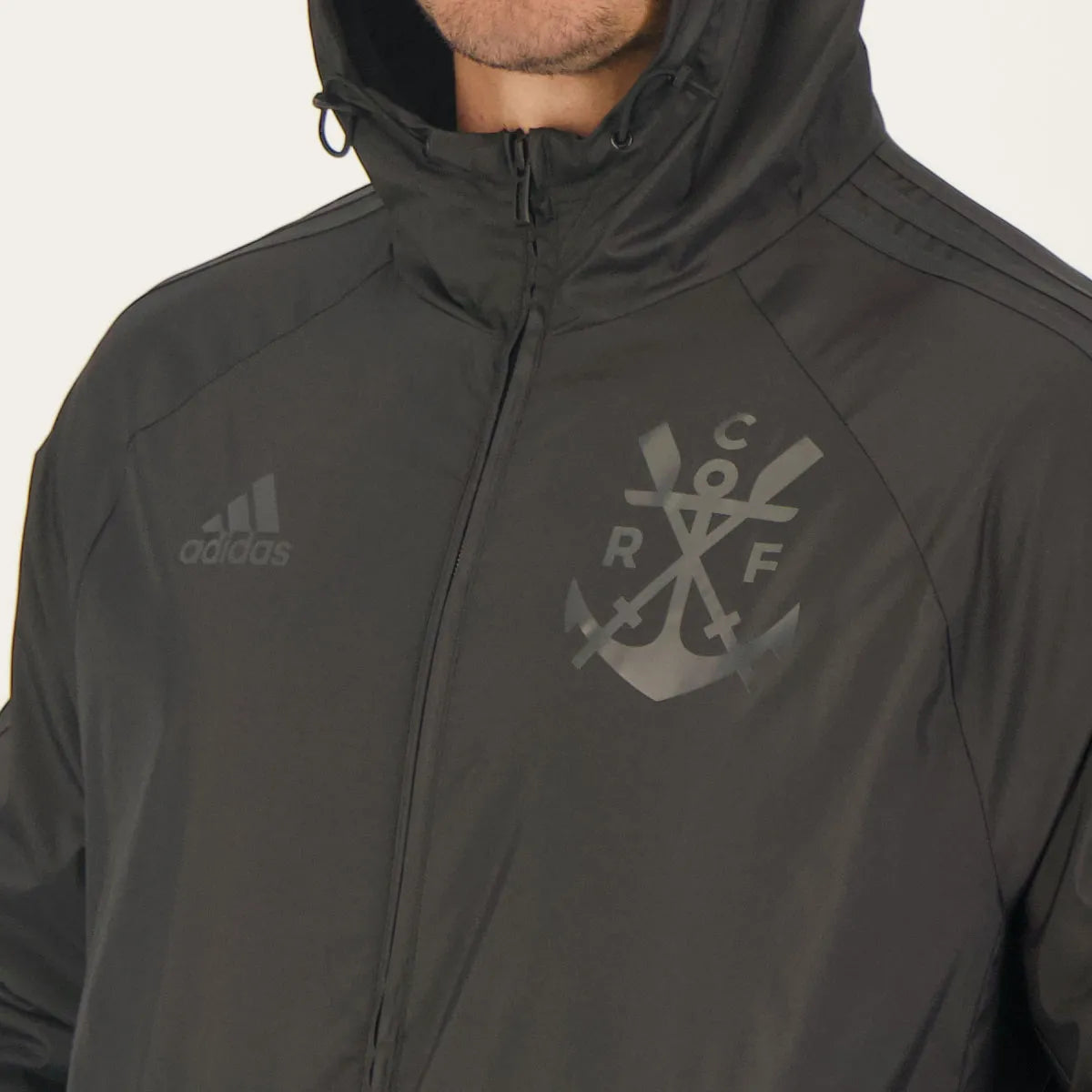 Jaqueta Adidas Flamengo Corta-Vento 2023 Preta