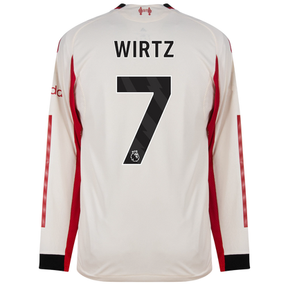 Camisa Manga longa Liverpool II  Wirtz 7 2025/26 Jogador