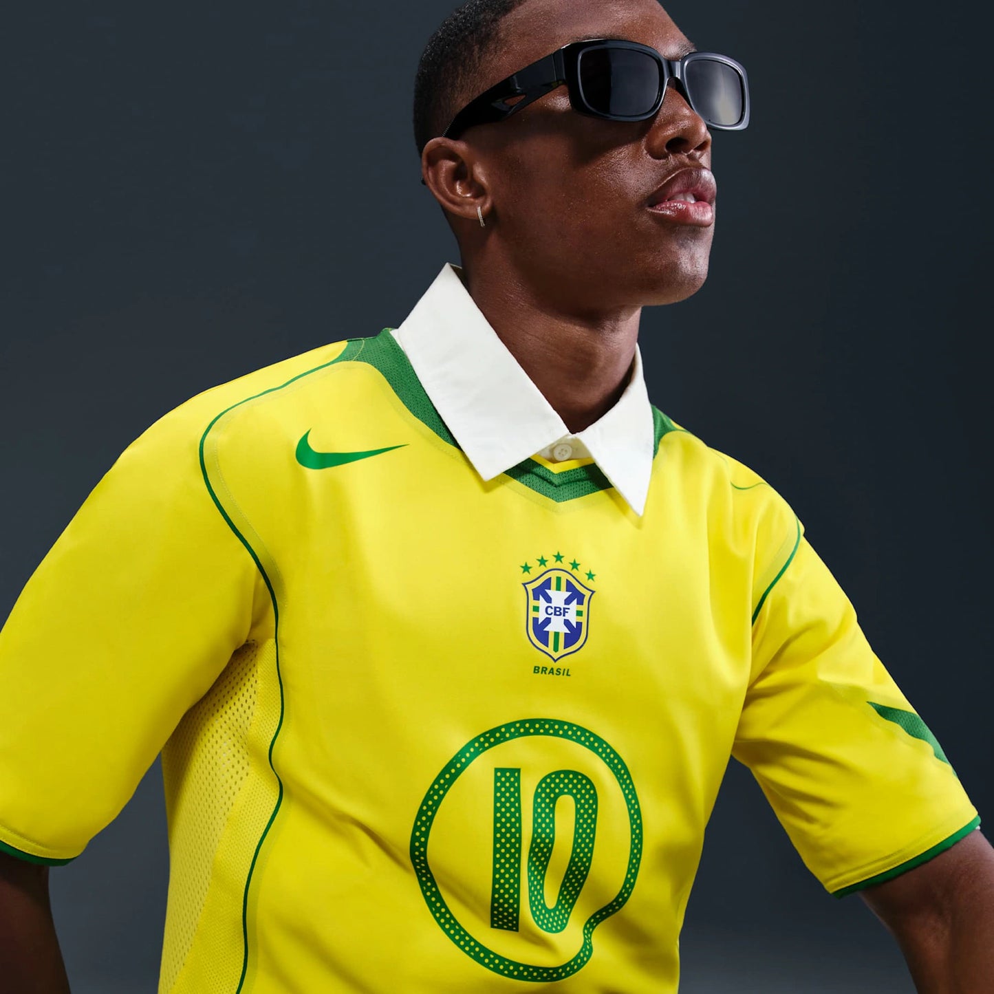 Camisa Brasil Nike Reedição Total 90 Ronaldinho Masculina