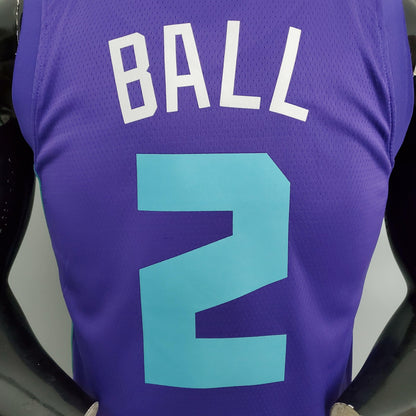 Regata NBA Charlotte Hornets - LaMello Ball #2 Purple - ResPeita Sports
