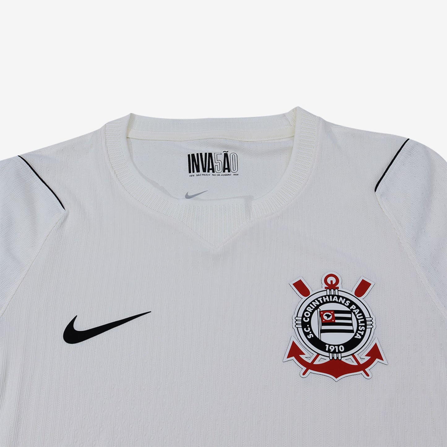 Camisa Corinthians I 26/27 s/n Jogador Nike Masculina - Branco+Preto