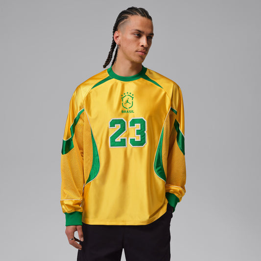 Camiseta Brasil Jordan Manga Longa Goalie Masculina