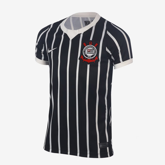 Camisa Infantil Corinthians II 26/27 s/n Torcedor Nike - Preto+Branco