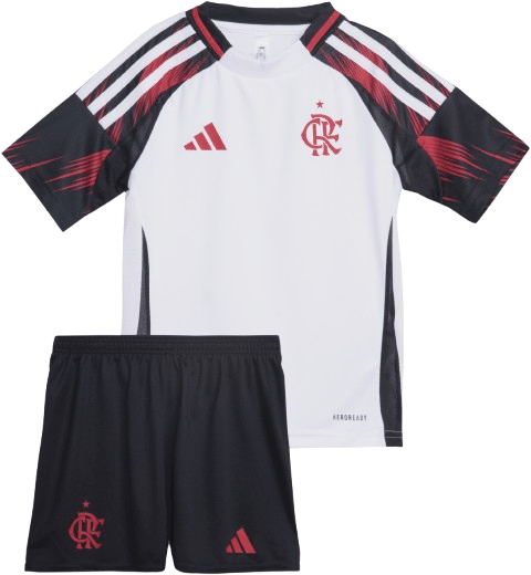 Conjunto Infantil Flamengo 2025/26 - Away