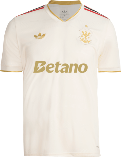 Camisa Masculina Flamengo Jogo 3 2025 Com Kit Patrocínio