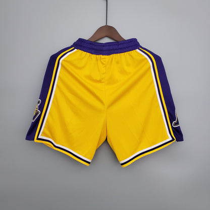 Shorts Los Angeles Lakers Yellow