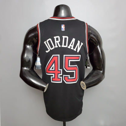 Regata NBA Chicago Bulls - Jordan #45 NCR Black - ResPeita Sports
