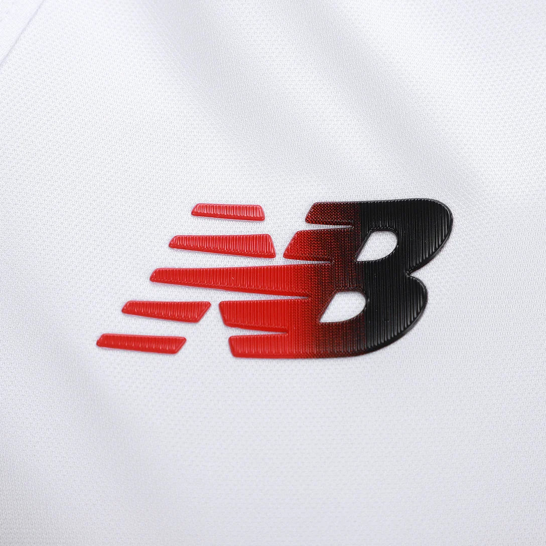 Camisa São Paulo I 2026/27 Torcedor New Balance Feminina- Branco+Vermelho