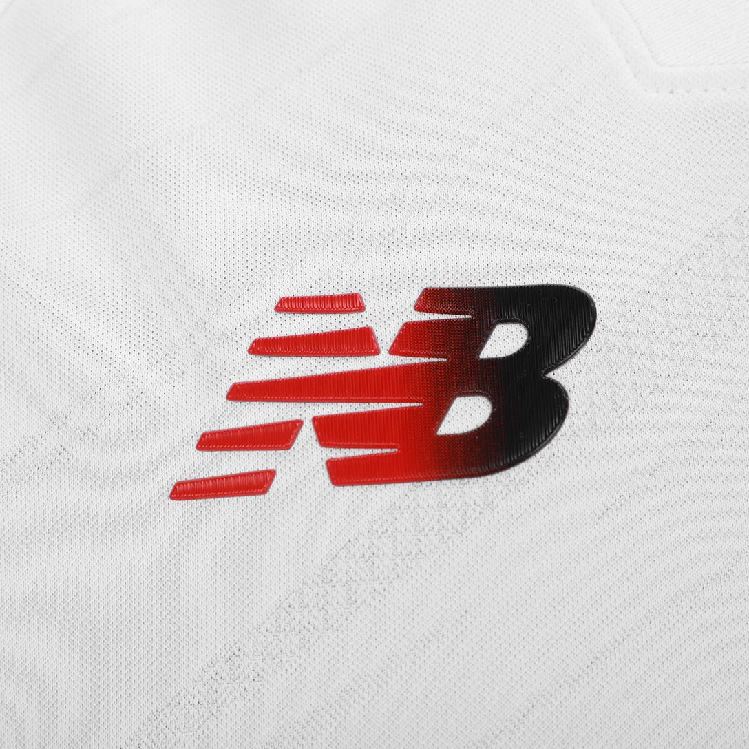 Camisa São Paulo I 2026/27 Jogador New Balance Masculina - Branco+Vermelho