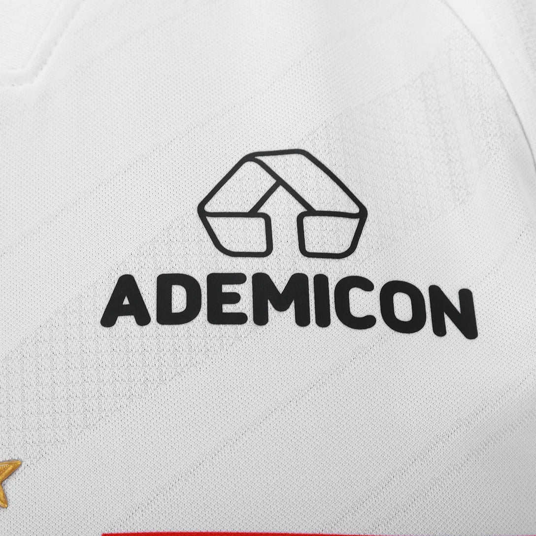 Camisa São Paulo I 2026/27 Jogador New Balance Masculina - Branco+Vermelho