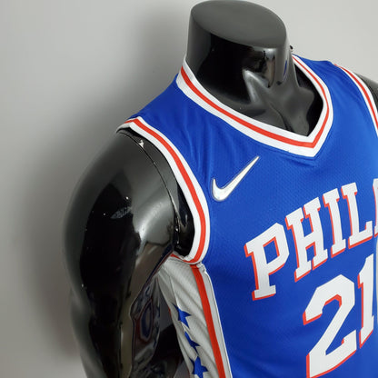 Regata NBA Philadelphia 76ers - Joel Embiid #21 Blue - ResPeita Sports