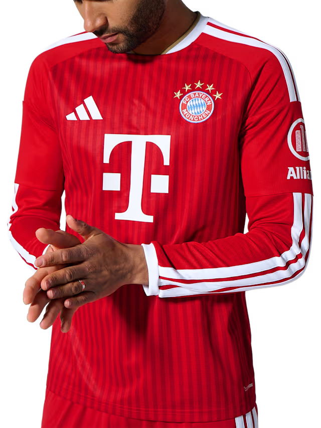Camisa Manga Longa Bayern de Munique I 2026/27 Torcedor Masculina