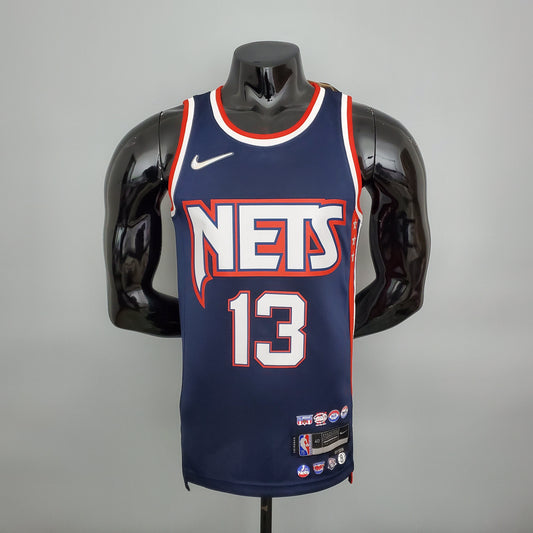 Regata NBA Brooklyn Nets - Harden #13 City Edition Royal Blue