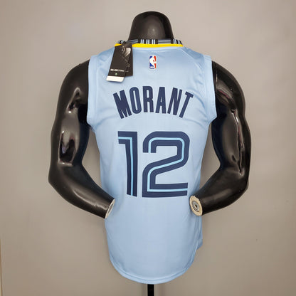 Regata NBA Memphis Grizzlies - Ja Morant #12 Light Blue - ResPeita Sports