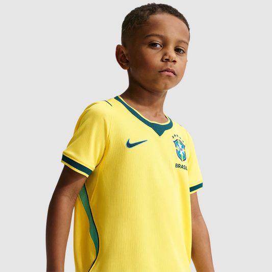 Camisa Brasil Nike I 2026/27 Torcedor Pro Criança