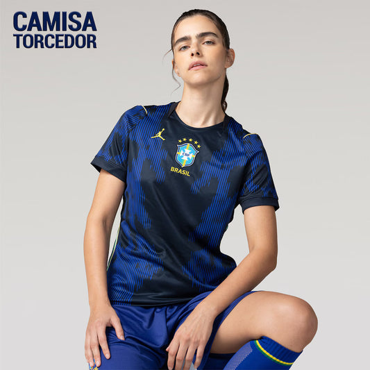 Camisa Brasil Jordan II 2026/27 Torcedora Pro Feminina
