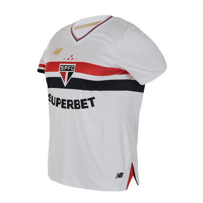 Camisa São Paulo Feminina 2025/26 Home