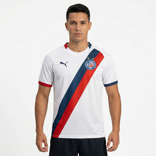 Camisa Torcedor 1 2026 Esporte Clube Bahia Puma Branca Masculina