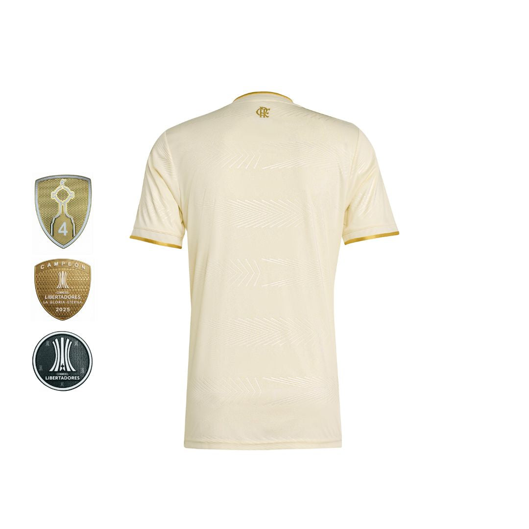 Camisa Flamengo III 2025/26 Torcedor + PATCHS LIBERTADORES