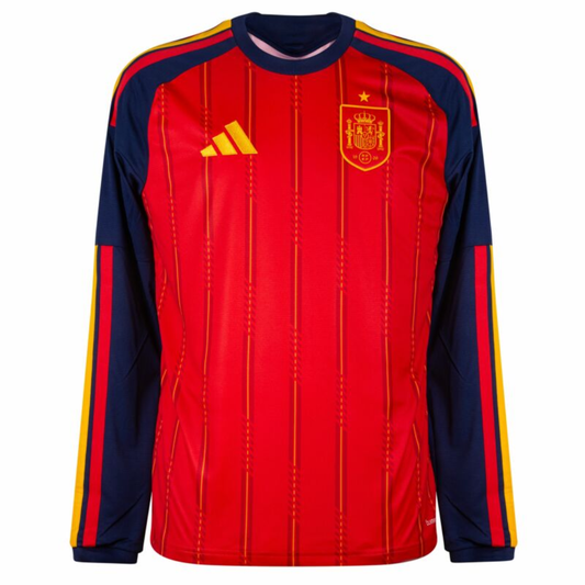 Camisa Espanha I Torcedor Manga Longa 2026/2027