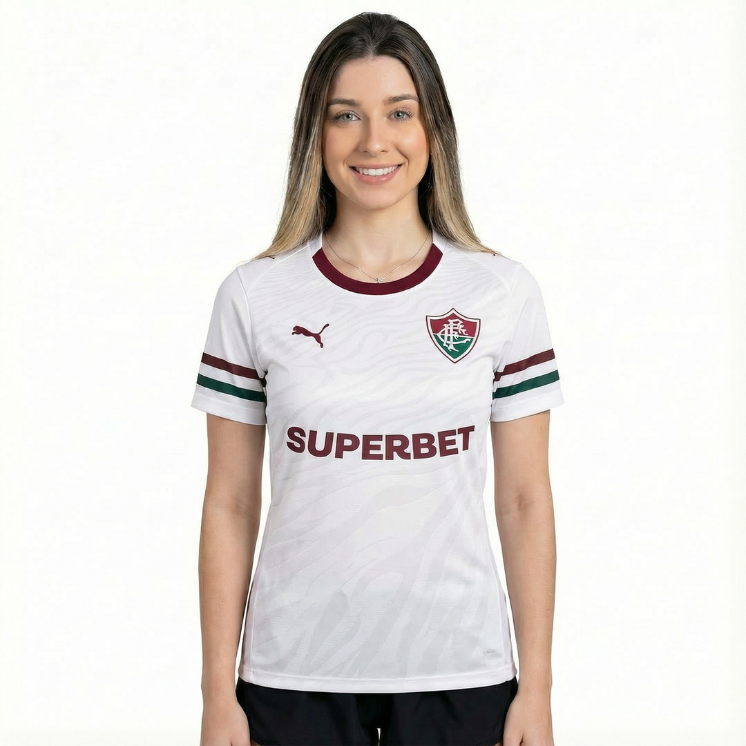 Camisa Fluminense Jogo 2 2026/27 Torcedor Feminina