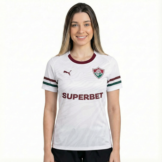 Camisa Fluminense Jogo 2 2026/27 Torcedor Feminina
