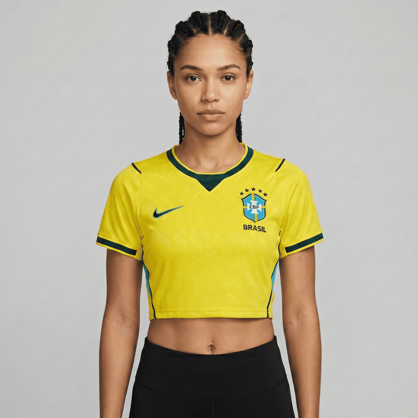 Crop Top Brasil Manga 2026