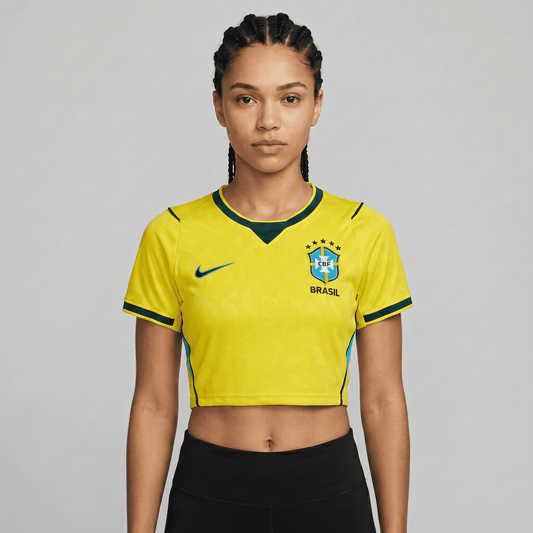 Crop Top Brasil Manga 2026