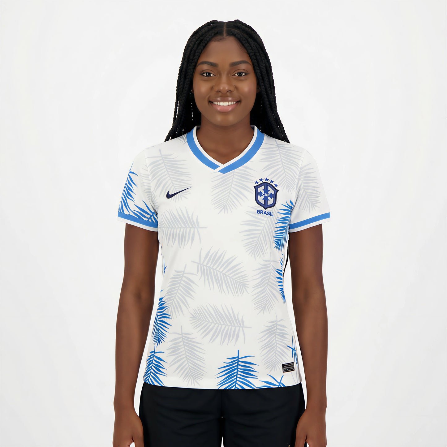 Camisa Feminina Seleção Brasil 2022/22 Edição Limitada Branca