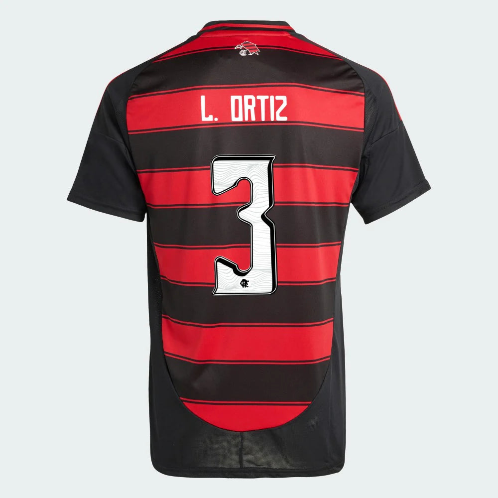 Camisa Flamengo 2025/26 I LÉO ORTIZ N° 3