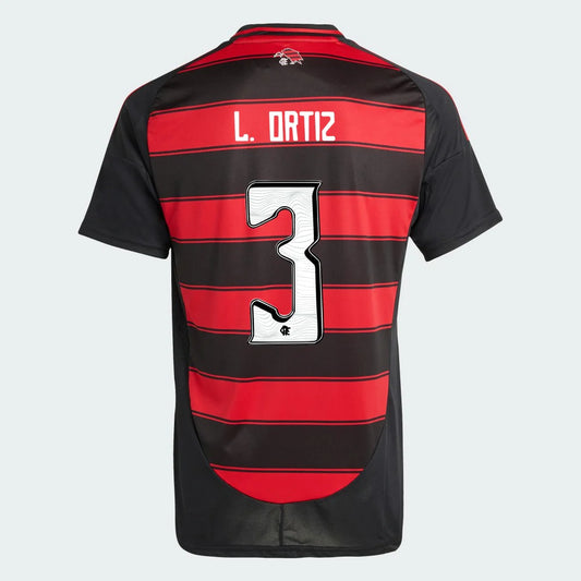 Camisa Flamengo 2025/26 I LÉO ORTIZ N° 3