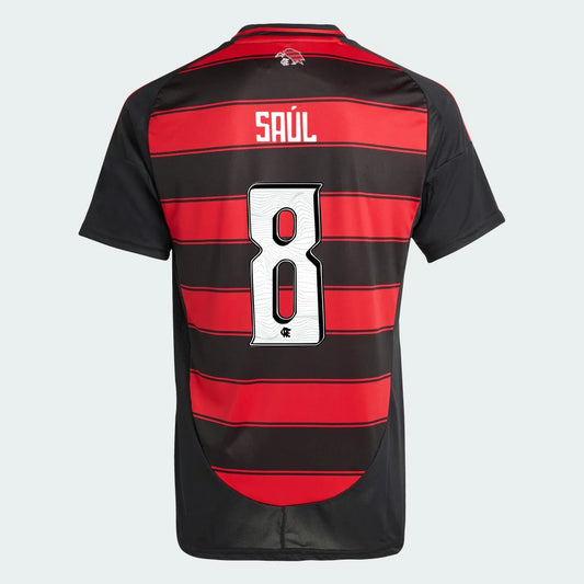 Camisa Flamengo 2025/26 I SAÚL N° 8