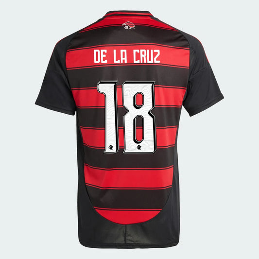 Camisa Flamengo 2025/26 I DE LA CRUZ N° 18