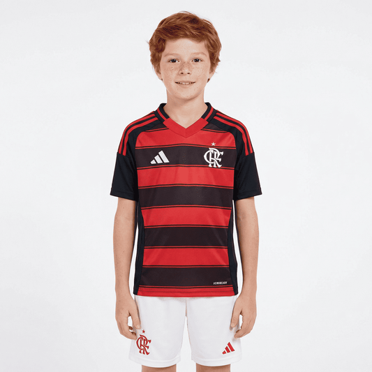 Conjunto Infantil Flamengo 2025/26 - Home