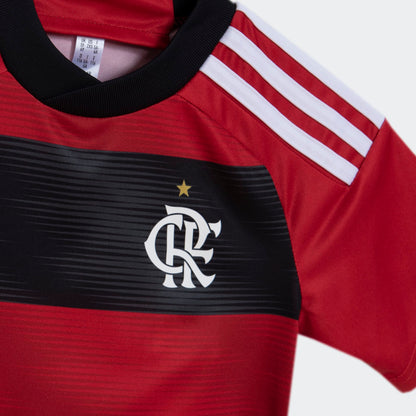 conjunto-infantil-flamengo-criança-short-camisa-preto-vermelho-home-2024
