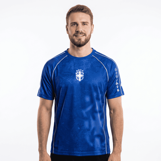 Camisa Retrô "O Fenomeno" Toda a carreira de R9 - em uma única camisa.