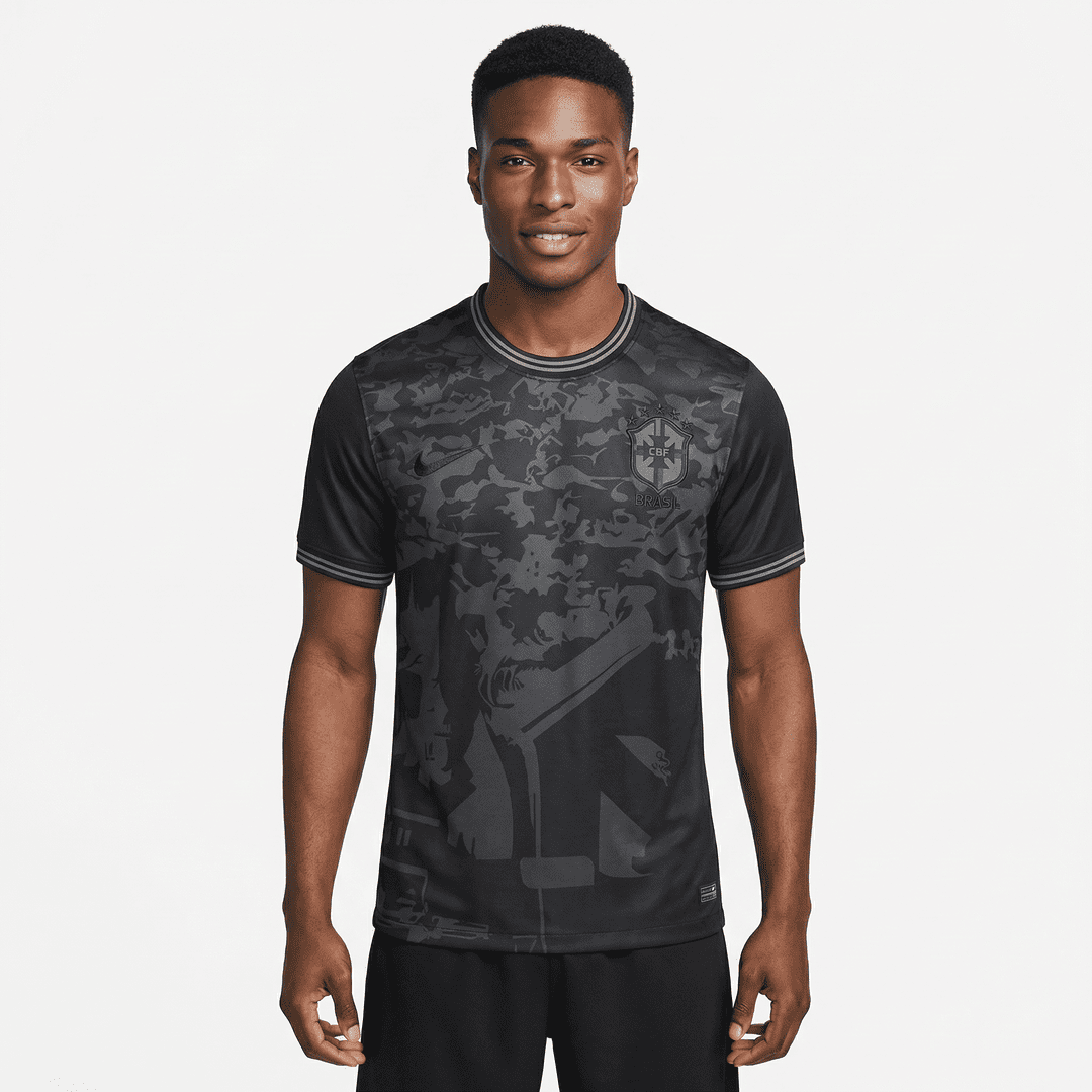 Camisa Seleção Brasil 2022/22 Edição Limitada All Black