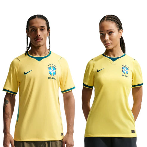 Kit Casal 2 Camisas Brasil Home 26/27 Nike Torcedor