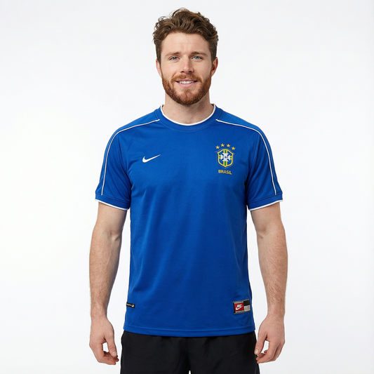 Camisa Retrô Seleção Brasil 1998/98 Away